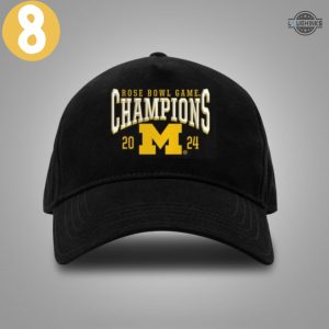michigan rose bowl champs hat michigan wolverines football classic embroidered baseball cap 2024 game day university of michigan go blue dad hats laughinks 13