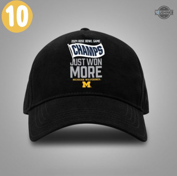 michigan rose bowl champs hat michigan wolverines football classic embroidered baseball cap 2024 game day university of michigan go blue dad hats laughinks 2