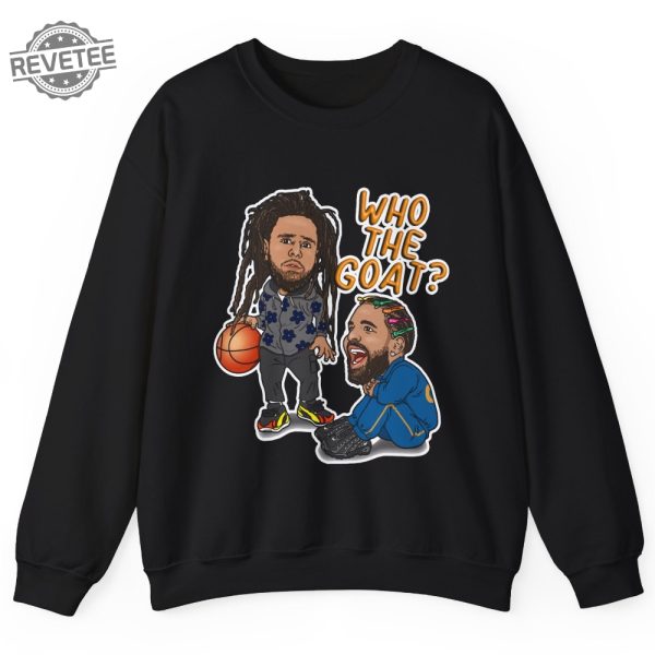 Drake J Cole Sweatshirt Goat Hip Hop Sweatshirt Adult Unisex Sweatshirts Birthday Gift Hypebeast Clothing Hoodie Unique revetee 1