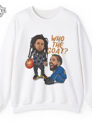 Drake J Cole Sweatshirt Goat Hip Hop Sweatshirt Adult Unisex Sweatshirts Birthday Gift Hypebeast Clothing Hoodie Unique revetee 4