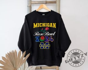 2024 University Of Michigan Rose Bowl Champion Collegiate Shirt Ncaa Tshirt Made In Usa Hoodie Go Blue Sweatshirt Wolverines Football Fan Shirt giftyzy 3