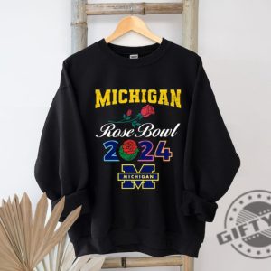 2024 University Of Michigan Rose Bowl Champion Collegiate Shirt Ncaa Tshirt Made In Usa Hoodie Go Blue Sweatshirt Wolverines Football Fan Shirt giftyzy 3