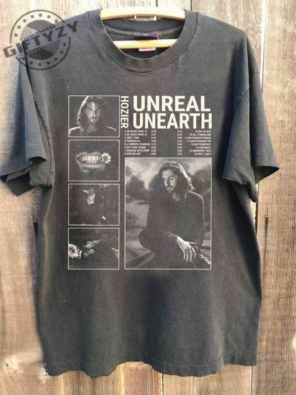 Unreal Unearth Hoodie Album Hozier Music Sweatshirt Unreal Unearth Graphic Tshirt Hozier Tour Gift For Men Women Shirt giftyzy 4