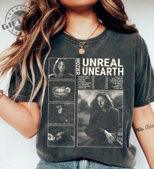 Unreal Unearth Hoodie Album Hozier Music Sweatshirt Unreal Unearth Graphic Tshirt Hozier Tour Gift For Men Women Shirt giftyzy 5