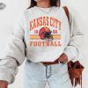 Kansas City Chief Retro Style Sweatshirt Crewneck Vintage Chief Fan Gift Football Crewneck Sweatshirt Football Fan Tee Unique revetee 1