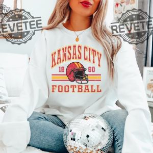 Kansas City Chief Retro Style Sweatshirt Crewneck Vintage Chief Fan Gift Football Crewneck Sweatshirt Football Fan Tee Unique revetee 4 2