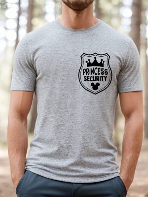 Disney Princess Security Tshirt Security Dad Shirt Gift For Dad Disney World Shirt Fathers Day Gift Gift For Boyfriend Unique revetee 4