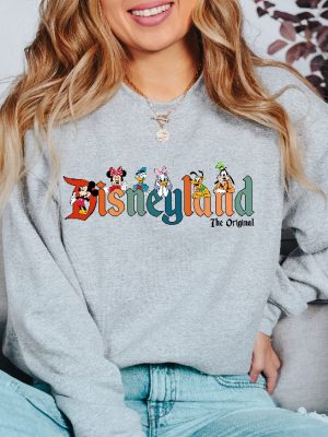 Disneyland The Original Sweatshirt Mickey And Friends Shirt Mickey Disneyland Shirt Disney Shirt For Women And Men Disneyland Shirt Unique revetee 3