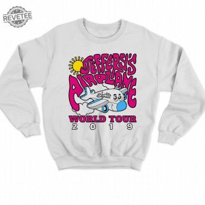 Jeffereys Airplane World Tour 2019 Shirt Unique Jeffereys Airplane World Tour 2019 Hoodie Sweatshirt Long Sleeve Shirt revetee 4