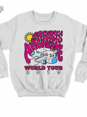 Jeffereys Airplane World Tour 2019 Shirt Unique Jeffereys Airplane World Tour 2019 Hoodie Sweatshirt Long Sleeve Shirt revetee 4