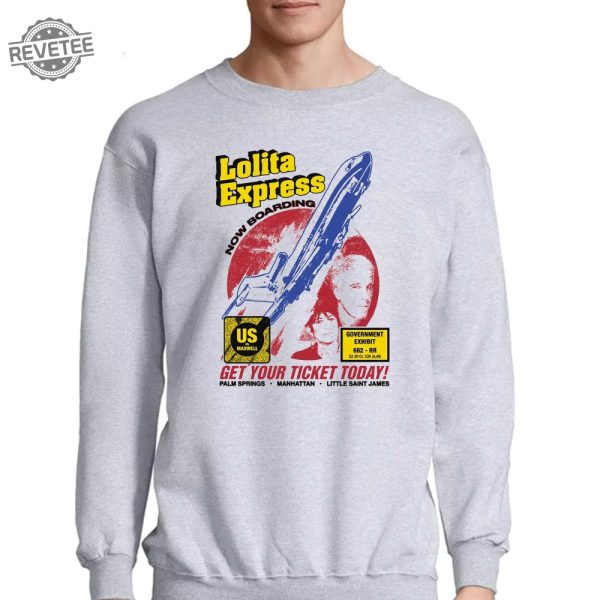 Lolita Express Get Your Tickets Today Shirt Unique Lolita Express Get Your Tickets Today Hoodie Sweatshirt Long Sleeve Shirt revetee 4