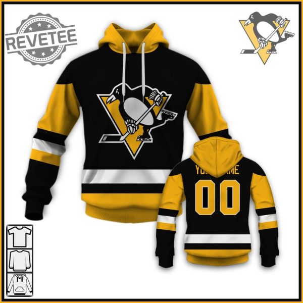Personalize Nhl Pittsburgh Penguins 2020 Home Jersey Unique T Shirt Hoodie Sweatshirt Long Sleeve Shirt revetee 1