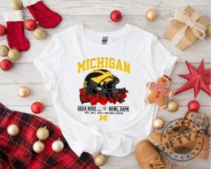 Michigan Wolverines Rose Bowl 2024 Flower Shirt Unisex Tshirt Michigan Hoodie University Of Michigan Rose Bowl Champion Collegiate Sweatshirt Trending Shirt giftyzy 2