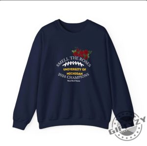 2024 Michigan Rose Bowl Champs Shirt Ncaa Usa Made Hoodie Go Blue Fan Spirit Sweatshirt Wolverines Collegiate Tshirt Football Fan Gift giftyzy 2