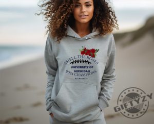 2024 Michigan Rose Bowl Champs Shirt Ncaa Usa Made Hoodie Go Blue Fan Spirit Sweatshirt Wolverines Collegiate Tshirt Football Fan Gift giftyzy 6