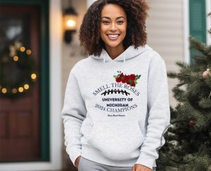 2024 Michigan Rose Bowl Champs Shirt Ncaa Usa Made Hoodie Go Blue Fan Spirit Sweatshirt Wolverines Collegiate Tshirt Football Fan Gift giftyzy 7