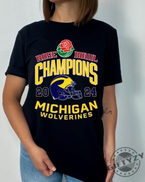 Rose Bowl Champions Shirt University Of Michigan Tshirt Michigan Vs Everybody Hoodie Rose Bowl Wolverines Football Sweatshirt College Football Shirt giftyzy 3