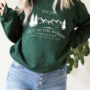 Out Of The Woods National Park Sweatshirt Out Of The Woods Sweatshirt Nature Lover Sweatshirt National Park Sweatshirt Music Sweatshirt Unique revetee 4 1