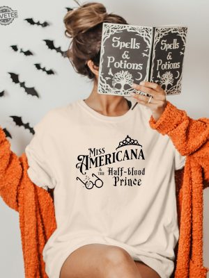 Miss Americana And The Halfblood Prince Taylor Swift Shirt Harry Potter Tshirt Halloween Tee Eras Tour Harry Potter Gift Halloween Unique revetee 3