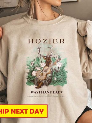 Retro Hozier Wasteland Baby Sweatshirt Hozier Tour Shirt 2023 Vintage Hozier Sweatshirt Gift For Hozier Fan Unreal Unearth Hozier Album Unique revetee 2