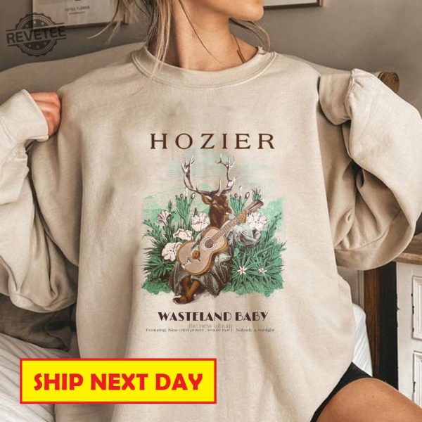 Retro Hozier Wasteland Baby Sweatshirt Hozier Tour Shirt 2023 Vintage Hozier Sweatshirt Gift For Hozier Fan Unreal Unearth Hozier Album Unique revetee 2