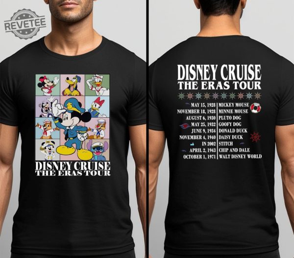 Vintage Disney Cruise The Eras Tour Shirt Family Cruise Sweatshirt Mickey And Friends Matching T Shirt Cruise Disney Vacation Cruise Tee Unique revetee 1