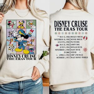 Vintage Disney Cruise The Eras Tour Shirt Family Cruise Sweatshirt Mickey And Friends Matching T Shirt Cruise Disney Vacation Cruise Tee Unique revetee 2