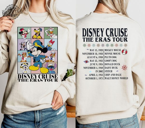 Vintage Disney Cruise The Eras Tour Shirt Family Cruise Sweatshirt Mickey And Friends Matching T Shirt Cruise Disney Vacation Cruise Tee Unique revetee 2