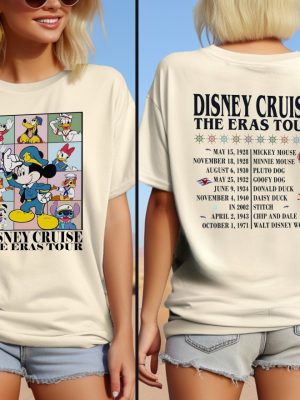 Vintage Disney Cruise The Eras Tour Shirt Family Cruise Sweatshirt Mickey And Friends Matching T Shirt Cruise Disney Vacation Cruise Tee Unique revetee 3