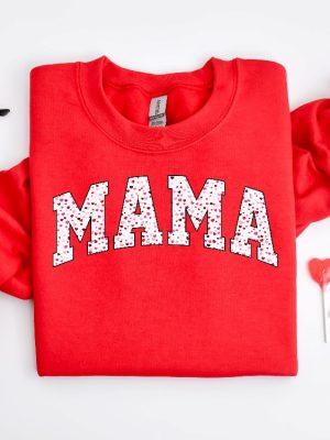 Mama Sweatshirt Valentines Day Shirt Mama Valentine Shirt Mama Shirt Love Shirt Cute Valentines Shirt Valentine Sweatshirt Unique revetee 4