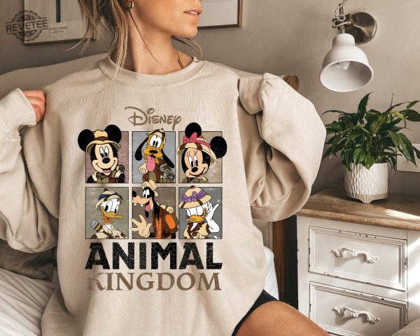 Retro Disney Animal Kingdom Mickey And Friends Shirt Disney Mickey Safari Shirt Vintage Safari Mode Shirt Hakuna Matata Tee Unique revetee 2