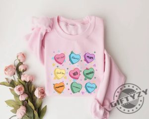 Valentines Day Swift Shirt Lover In My Era Hoodie Country Evermore Fearless Candy Heart Sweatshirt Day Cupid Love Taylor Tshirt Unisex Shirt giftyzy 4