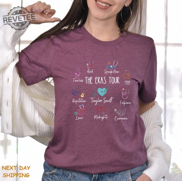 Eras Medical Edition Shirt Sweatshirt Stethoscope Registered Nurse Pa Np Md Cna Pct Rt T Shirt Sweater Unique revetee 2