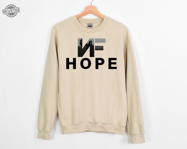 Hope Album Sweatshirt Nf Hope Tour Sweatshirt Nf Hope Tracklist Sweatshirt Rapper Nf Fan Sweatshirt Rapper Fan Gift Unique revetee 4