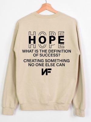 Hope Album Sweatshirt Nf Hope Tour Sweatshirt Nf Hope Tracklist Sweatshirt Rapper Nf Fan Sweatshirt Rapper Fan Gift Unique revetee 5