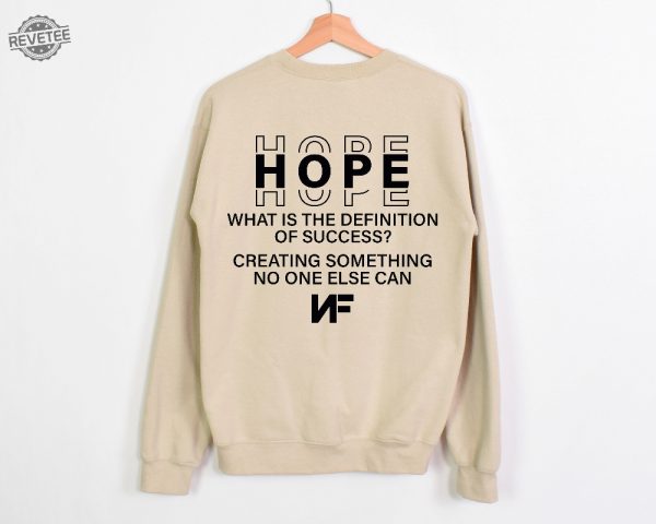 Hope Album Sweatshirt Nf Hope Tour Sweatshirt Nf Hope Tracklist Sweatshirt Rapper Nf Fan Sweatshirt Rapper Fan Gift Unique revetee 5