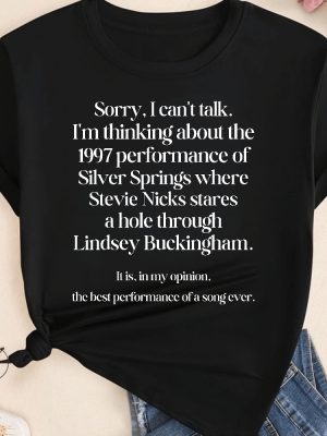 Im Thinking About The 1997 Performance Of Silver Springs Sweatshirt Trending T Shirt Music Shirts Music Teacher Hoodie Unique revetee 4