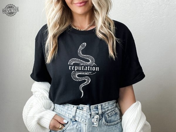 Reputation Snake Shirt And Sweatshirt Rep Snake Shirt Concert Shirt Reputation Album Shirt Reputation Merch Hoodie Reputation Merch Gift Unique revetee 2