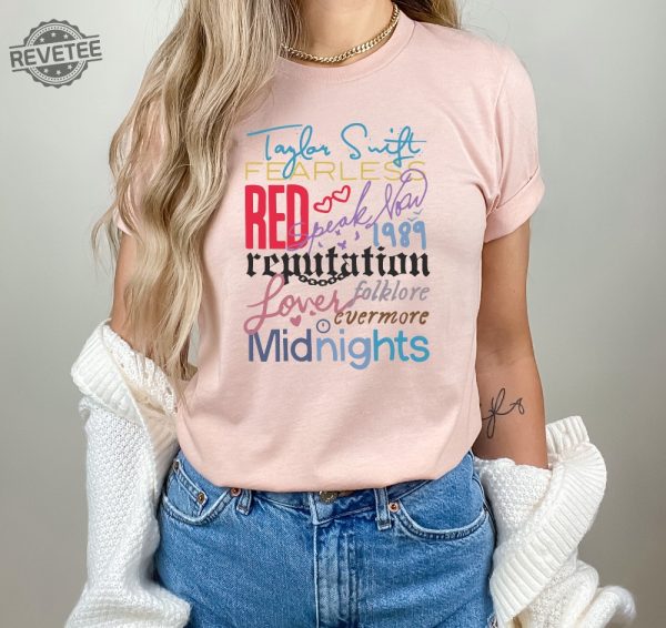 Swiftie Shirt Swiftian Shirt The Eras Tour Shirt Ts Lover Shirt Ts Fans Tee Red Midnights Lover Tee New Eras Tour Outfits Unique revetee 1