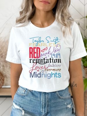 Swiftie Shirt Swiftian Shirt The Eras Tour Shirt Ts Lover Shirt Ts Fans Tee Red Midnights Lover Tee New Eras Tour Outfits Unique revetee 4