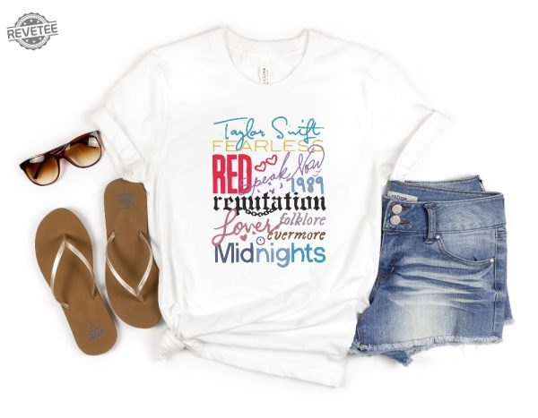 Swiftie Shirt Swiftian Shirt The Eras Tour Shirt Ts Lover Shirt Ts Fans Tee Red Midnights Lover Tee New Eras Tour Outfits Unique revetee 5