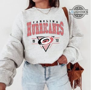 carolina hurricanes sweatshirt tshirt hoodie mens womens vintage carolina hurricane tee shirts ice hockey college sweater carolina hockey fan gift 1972 laughinks 3