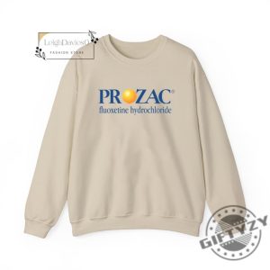 Limited Prozac Fluoxetine Hydrochloride Crewneck Sweatshirt Hoodie And Tshirt Trendy Shirt giftyzy 3