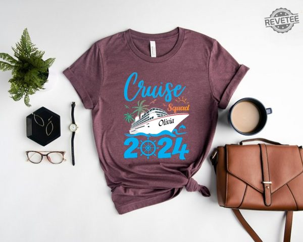 Custom Cruise Squad 2024 Shirt Cruise Squad Shirt Custom Cruise Squad Group Shirt For 2024 Custom Family Cruise Shirts Family Cruise Unique revetee 1