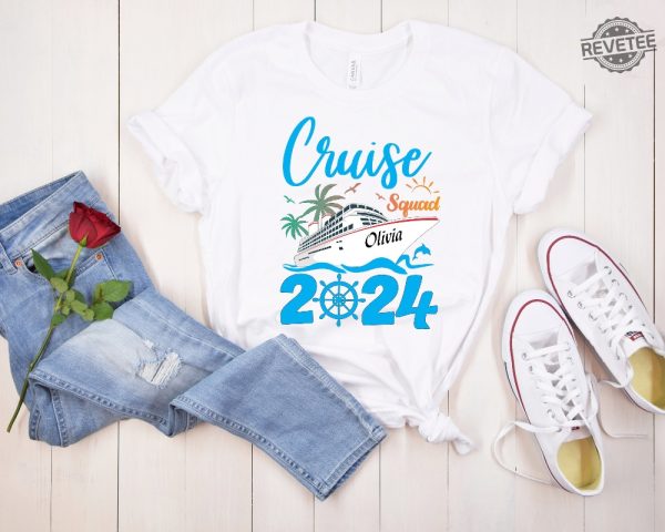 Custom Cruise Squad 2024 Shirt Cruise Squad Shirt Custom Cruise Squad Group Shirt For 2024 Custom Family Cruise Shirts Family Cruise Unique revetee 2