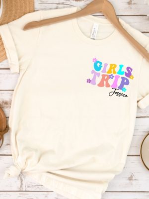 Girls Trip 2024 Shirts Girls Vacation Shirt Custom Vacation Shirts Weekend Trip Shirt Custom Girls Trip Shirt Summer Vacation Shirt Unique revetee 2