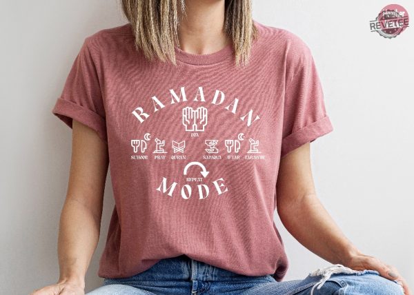 Ramadan Mode Sweatshirt Family Ramadan Shirt Ramadan Mubarak Shirt Ramadan Kareem Shirt Muslim Shirt Eid Mubarak Sweatshirt Unique revetee 1