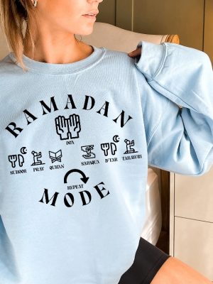 Ramadan Mode Sweatshirt Family Ramadan Shirt Ramadan Mubarak Shirt Ramadan Kareem Shirt Muslim Shirt Eid Mubarak Sweatshirt Unique revetee 2