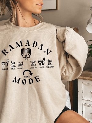 Ramadan Mode Sweatshirt Family Ramadan Shirt Ramadan Mubarak Shirt Ramadan Kareem Shirt Muslim Shirt Eid Mubarak Sweatshirt Unique revetee 5