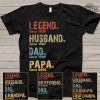 Personalized Legend Husband Dad Grandpa Shirt Apparel For Grandpa Best Shirt For Papa Fathers Day Gift Birthday Gift Unique revetee 1